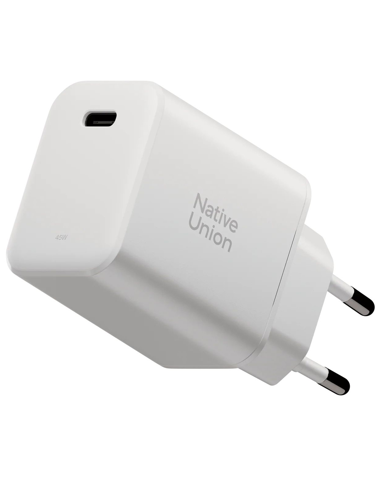 Сетевое зарядное устройство Native Union Fast GaN Charger PD 45W USB-C Port White (FAST-PD45-WHT-EU)